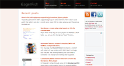 Desktop Screenshot of eagerfish.eu